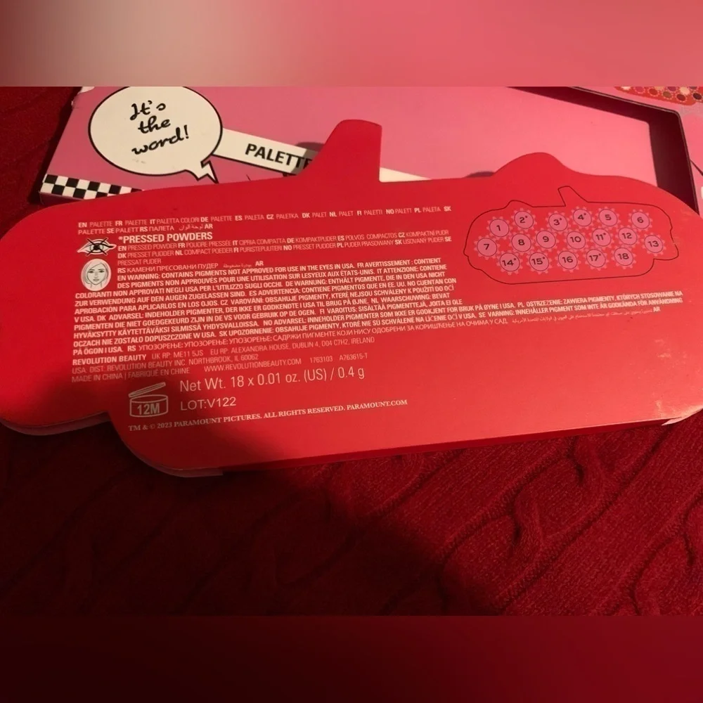Rare Sold Out Grease Revolution London Makeup Pallet It’s the word! 18 eyeshadow - Picture 11 of 12